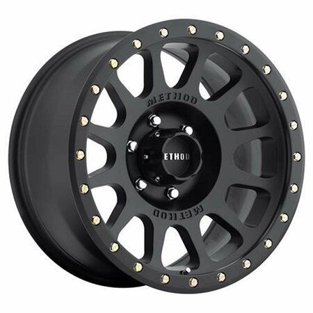 WATER WORLD 20 x 9 in. NVwith 6 on 5.5 Bolt Pattern, Matte Black WA2178342